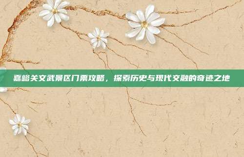 嘉峪关文武景区门票攻略，探索历史与现代交融的奇迹之地