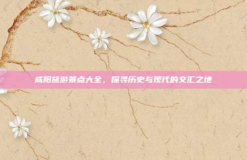 咸阳旅游景点大全，探寻历史与现代的交汇之地