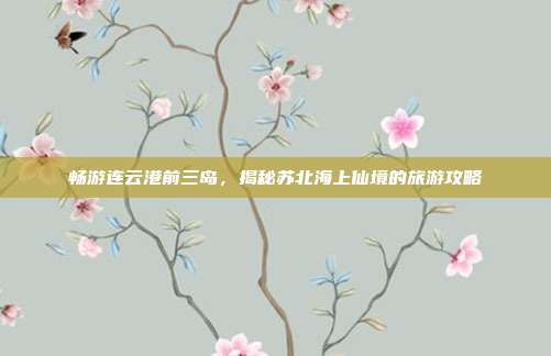 畅游连云港前三岛，揭秘苏北海上仙境的旅游攻略