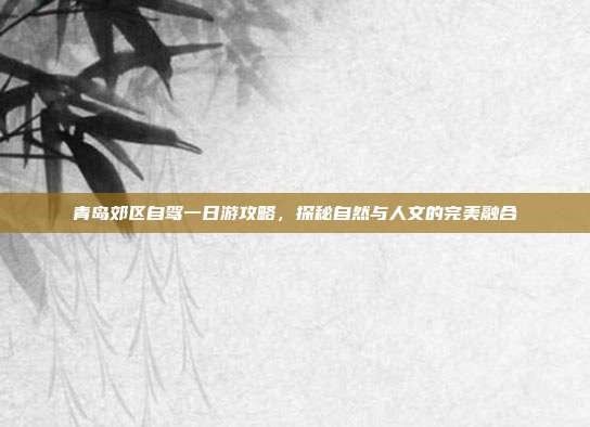 青岛郊区自驾一日游攻略，探秘自然与人文的完美融合
