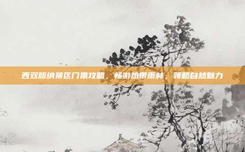 西双版纳景区门票攻略，畅游热带雨林，领略自然魅力