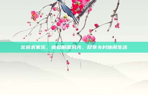北苑农家乐，体验田园风光，尽享乡村休闲生活