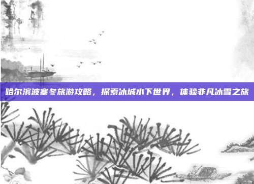 哈尔滨波塞冬旅游攻略，探索冰城水下世界，体验非凡冰雪之旅