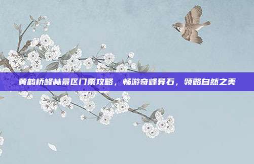 黄鹤桥峰林景区门票攻略，畅游奇峰异石，领略自然之美
