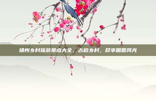 扬州乡村旅游景点大全，古韵乡村，尽享田园风光