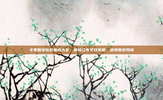 冬季磐安旅游景点大全，体验江南冬日美景，感受磐安风情