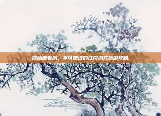 探秘善卷洞，不可错过的江南洞穴旅游攻略