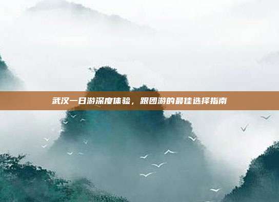 武汉一日游深度体验，跟团游的最佳选择指南
