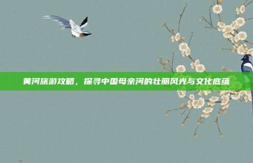 黄河旅游攻略，探寻中国母亲河的壮丽风光与文化底蕴