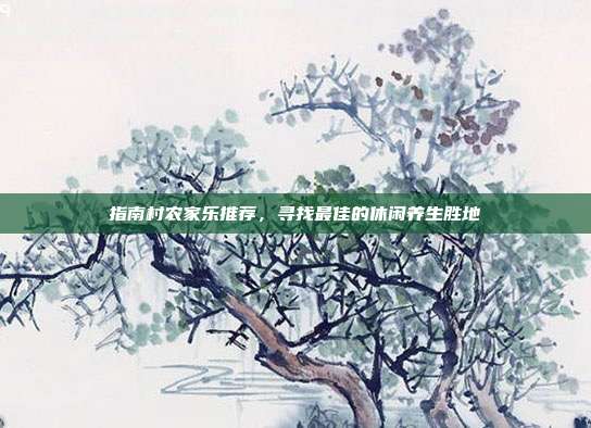 指南村农家乐推荐，寻找最佳的休闲养生胜地