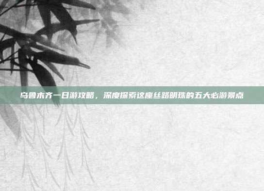 乌鲁木齐一日游攻略，深度探索这座丝路明珠的五大必游景点