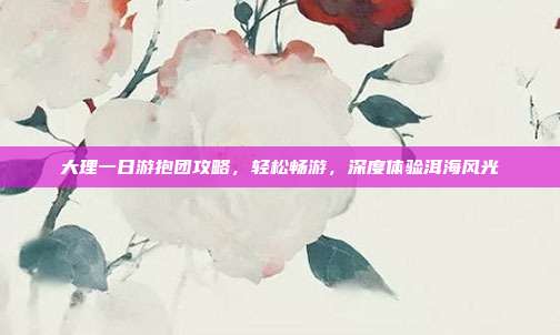 大理一日游抱团攻略，轻松畅游，深度体验洱海风光