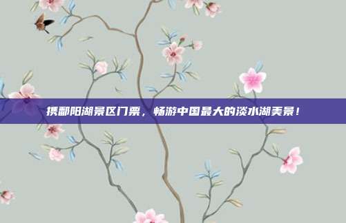 携鄱阳湖景区门票，畅游中国最大的淡水湖美景！