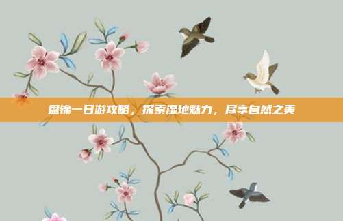 盘锦一日游攻略，探索湿地魅力，尽享自然之美
