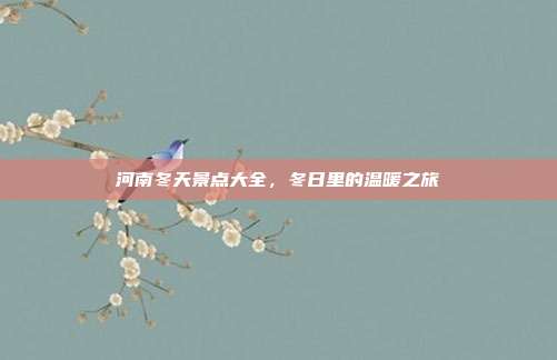 河南冬天景点大全，冬日里的温暖之旅