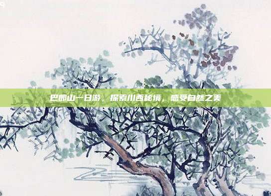 巴郎山一日游，探索川西秘境，感受自然之美