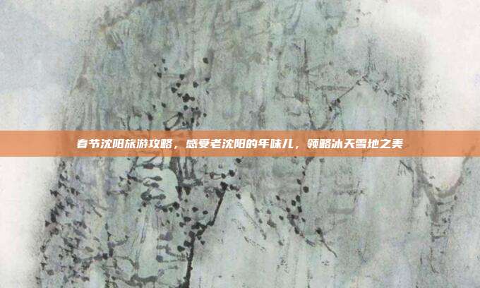 春节沈阳旅游攻略，感受老沈阳的年味儿，领略冰天雪地之美