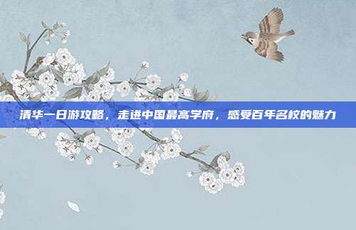 清华一日游攻略，走进中国最高学府，感受百年名校的魅力