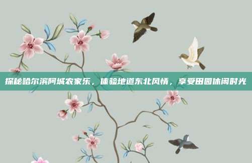 探秘哈尔滨阿城农家乐，体验地道东北风情，享受田园休闲时光