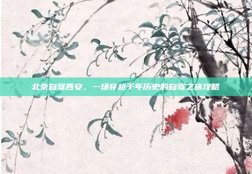 北京自驾西安，一场穿越千年历史的自驾之旅攻略