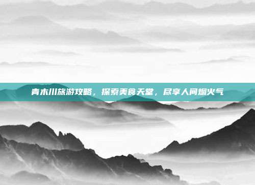 青木川旅游攻略，探索美食天堂，尽享人间烟火气