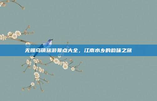 无锡乌镇旅游景点大全，江南水乡的韵味之旅