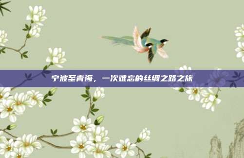 宁波至青海，一次难忘的丝绸之路之旅