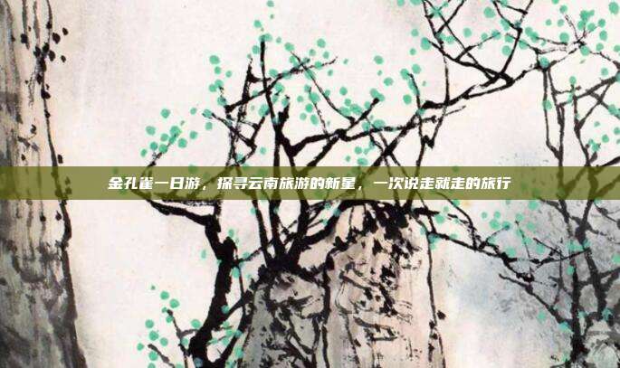 金孔雀一日游，探寻云南旅游的新星，一次说走就走的旅行