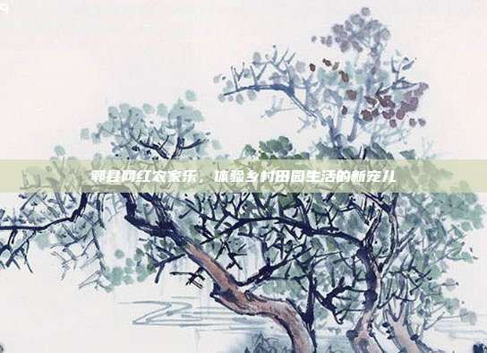 郫县网红农家乐，体验乡村田园生活的新宠儿
