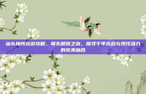 汕头梅州旅游攻略，粤东明珠之旅，探寻千年古韵与现代活力的完美融合