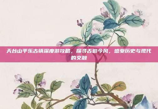 天台山平乐古镇深度游攻略，探寻古韵今风，感受历史与现代的交融