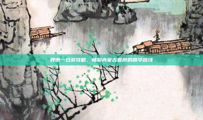 呼市一日游攻略，畅游内蒙古首府的精华路线