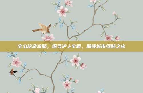 宝山旅游攻略，探寻沪上宝藏，解锁城市绿肺之旅