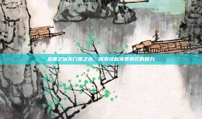 金寨之旅无门票之选，探索这些免费景区的魅力