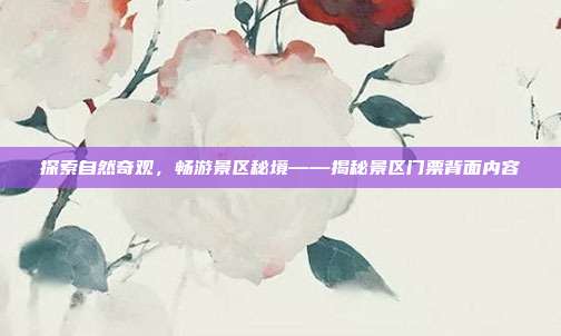 探索自然奇观，畅游景区秘境——揭秘景区门票背面内容