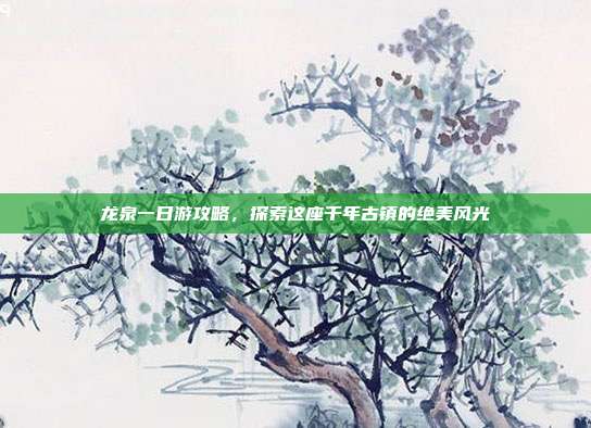 龙泉一日游攻略，探索这座千年古镇的绝美风光